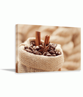 Tablou canvas Coffee beans sack